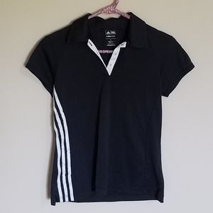 Adidas Clima Cool Golf Black Polo. Size S